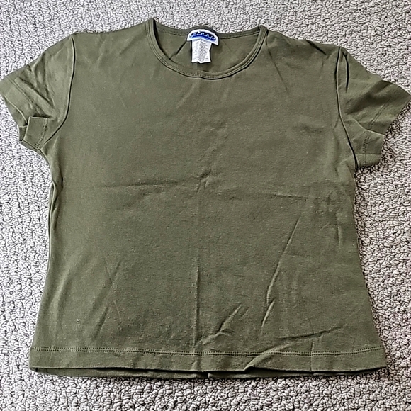 Army green top - Picture 1 of 6